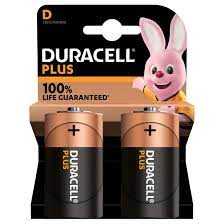 Duracell Pro Plus D Batteries (2)				