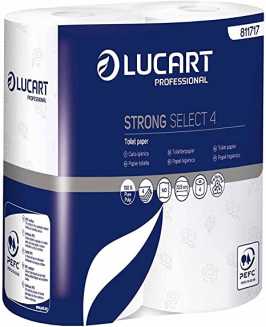 Lucart Strong Toilet Rolls 4Ply 140 sheets 19m x 56 rolls