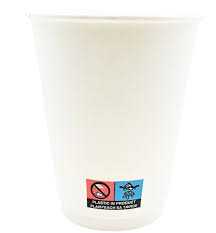 8oz White Matt Cups 20x25