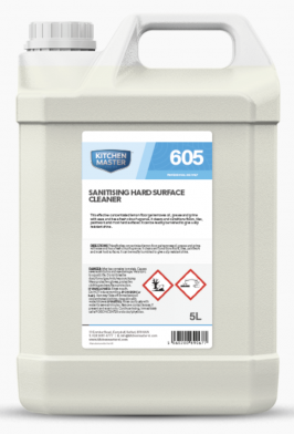 605 - SANITISING HARD SURFACE CLEANER - 4x5L
