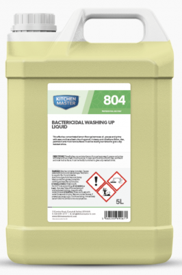 804 - BACTERICIDAL Washing up Liquid - 4x5L 