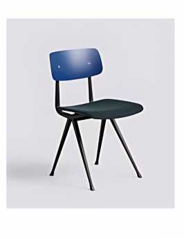 Fixed Powder Coated Chair Fire Resistant PolyPro Ral 9006 frame with Anthracite 370 Seat and Back