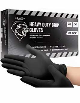 Large Black Diamond Grip Gloves (1000)