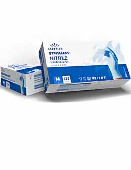 INtco Nitrile GLoves P/F Med (100)