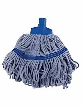 Trad Colour Coded Cotton Socket Mops Blue