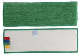 Green Velcro Microfibre Mop Dual Purpose Mop Head