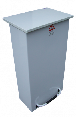 Large 90L Pedal Bin With Slow Close Mechanism
