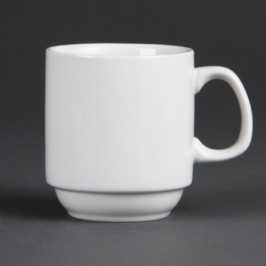 Olympia-Whiteware-Stacking-Mugs-284ml-x-12