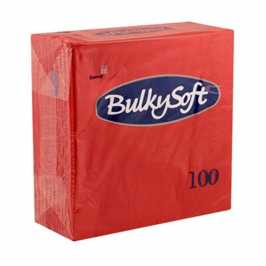 Bulkysoft-33x33cm-Red-2ply-4fold-Lunch-Napkins--20x100-