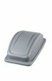 Wall Hugger Swing Lid Grey