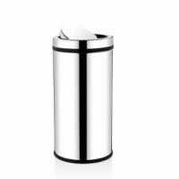 Stainless Steel 45 Ltr Bin with Swing Lid Opening