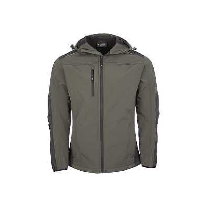 Flex SOFTSHELL JACKET WITH HOOD TWO-TONE BG/BL