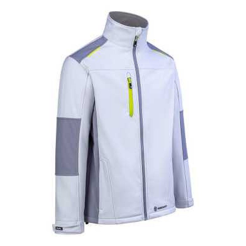 FLEX SOFTSHELL JACKET TWO-TONE WHITE GREY