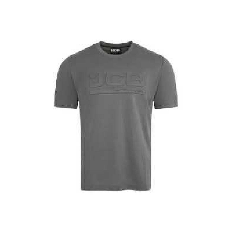 JCB UNISEX 3D EMBOSSED T-SHIRT GREY