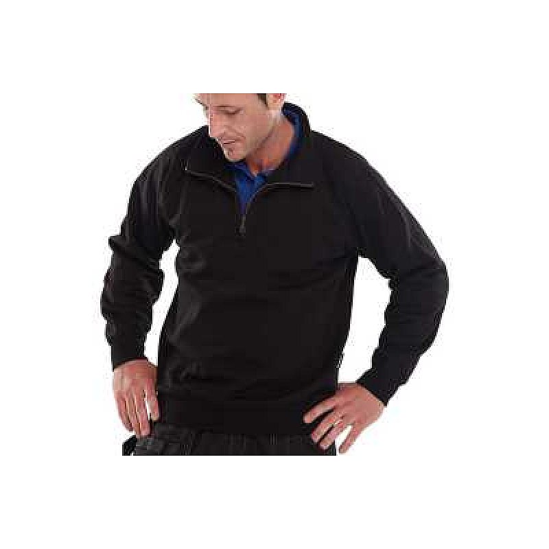 QUARTER ZIP PC S/SHIRT 2 Colours Available