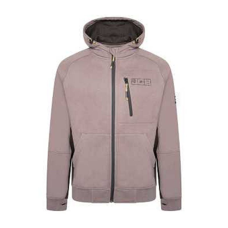 JCB TRADE ZIP THRU HOODIE GREY