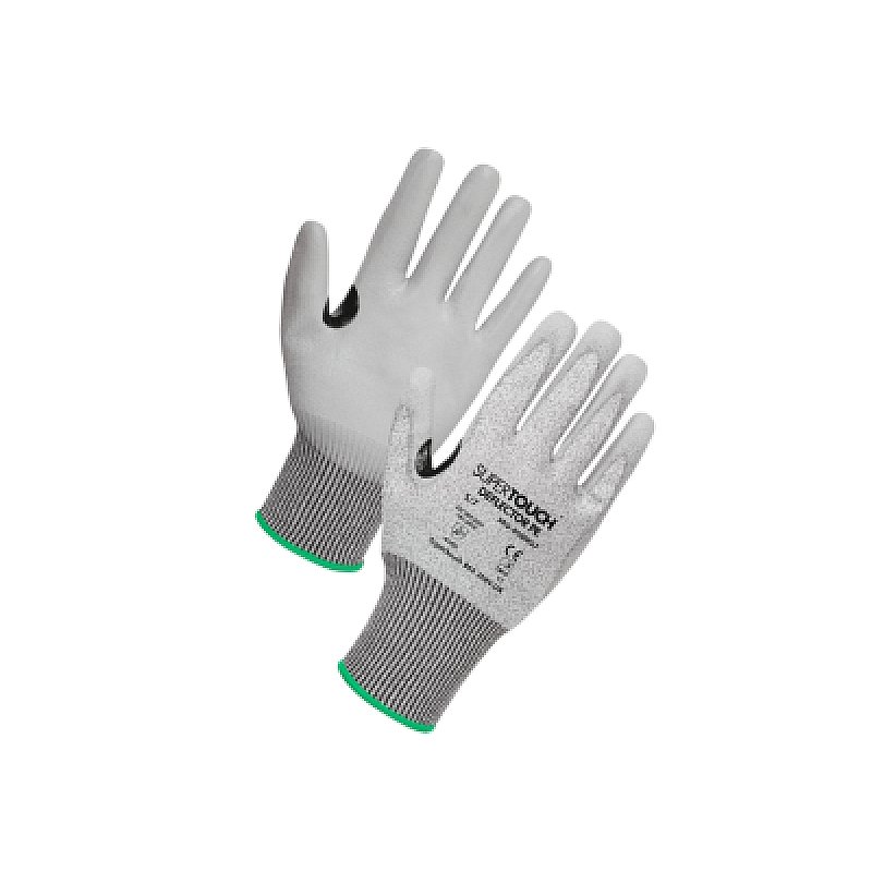Deflector PE Cut Level PU Glove - Grey