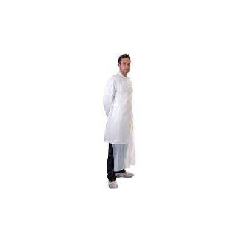 Supertouch 100 Micron White PE Aprons Flat-Packed