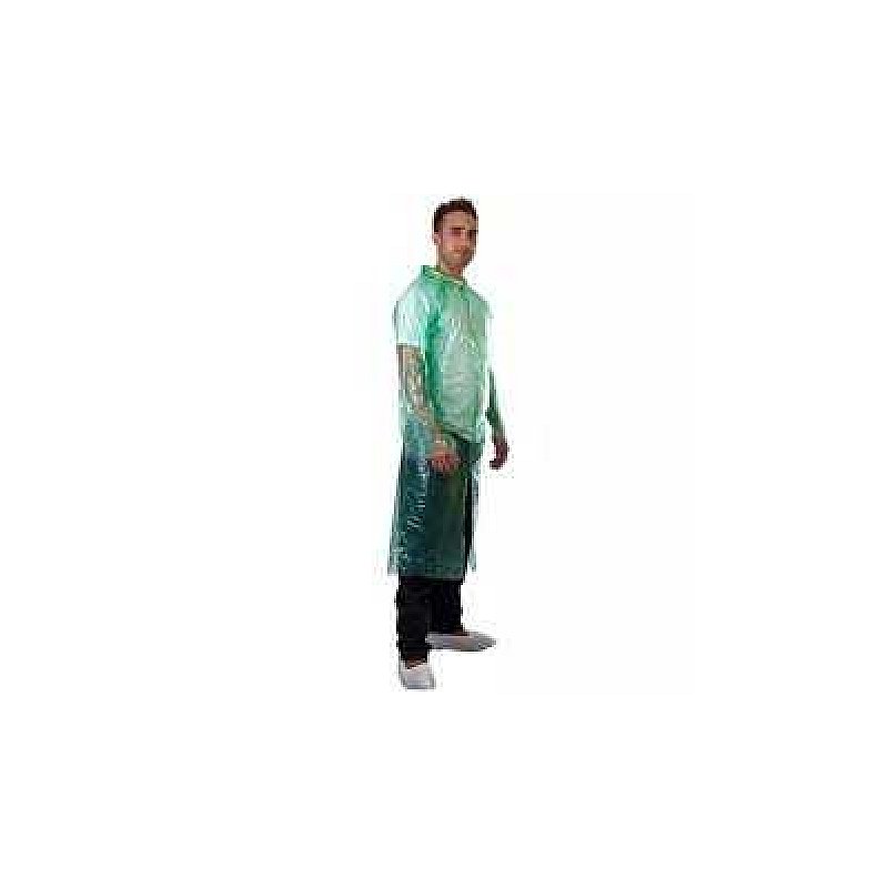 Supertouch PE Visitors Coats Green 10x50(500)