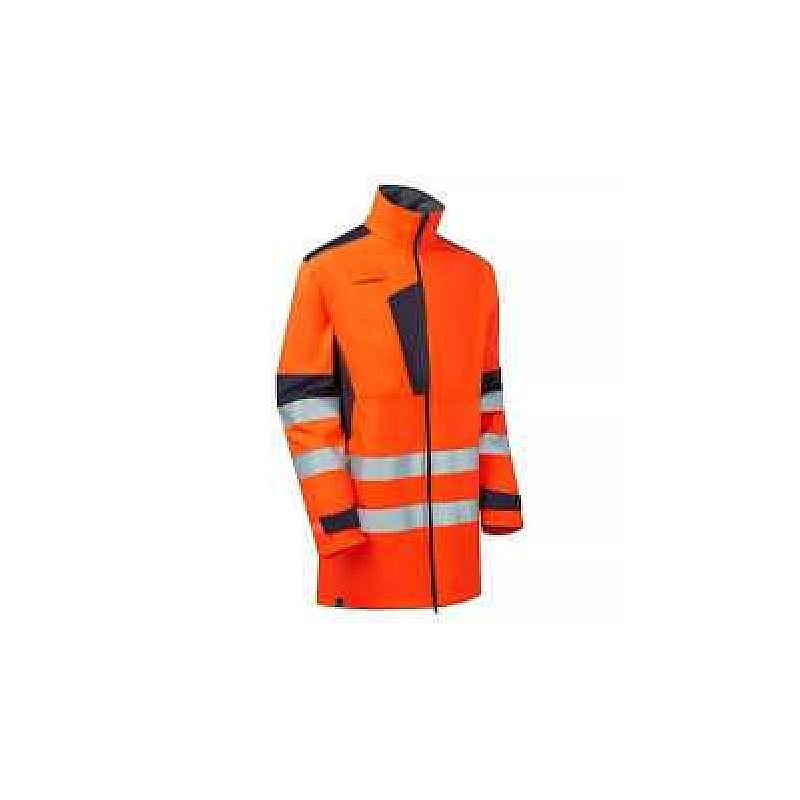 System Hi Vis Eco 3-Layer Orange Softshell Parka