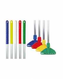 Contract Hygiene Brush Handle Red 133cm