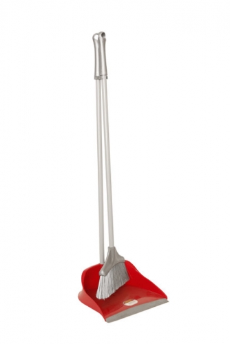 Long-Handled-lobby--Dustpan-Dosco-Red